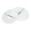 Oval Sensor Fixing Tape 20pcs 10.1x8.3cm TPU Green 2