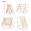 Wooden Thread Spool Holder Organizer for Sewing and Embroidery, Foldable 20Spool Rack 4
