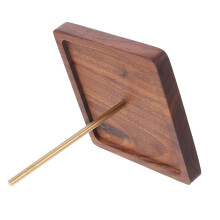 Embroidery Thread Spool Holder Wooden Organizer with Removable Compartments Durable Walnut Finish for Sewing and Quilting
