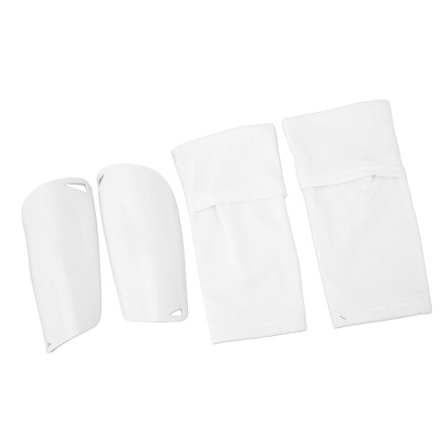 Soccer Shin Guard Sock 1 Pair White M with Pocket 1