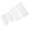 Soccer Shin Guard Sock 1 Pair White M with Pocket 3