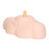 Washable Reusable PVC Mannequin Shoulder Model with Head and Bust Platform 15