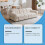 Jaysuing Fabric Cleaner Spray Stain Remover for Clothes Sofa Fabrics 3