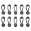 Fastener Bungee Shock Cord Cover Clip Bungee Loop with Knob 1