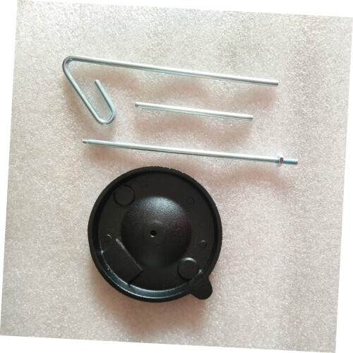 Black Metal Thread Stand for Sewing Machine, Single Spool Holder with Stable Tangle Feeding 2