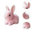 Electronic Bunny Plush Animated Interaction Gift Electronic Pet Toy for Gift White 3