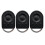 Lot de 3 télécommandes de porte de garage compatibles avec Somfy Keygo 1