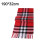 Cachecol xadrez masculino clássico de luxo com toque de cashmere. 2