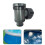 Válvula de êmbolo liga/desliga para piscina com conector roscado de 2-1/2 polegadas 3