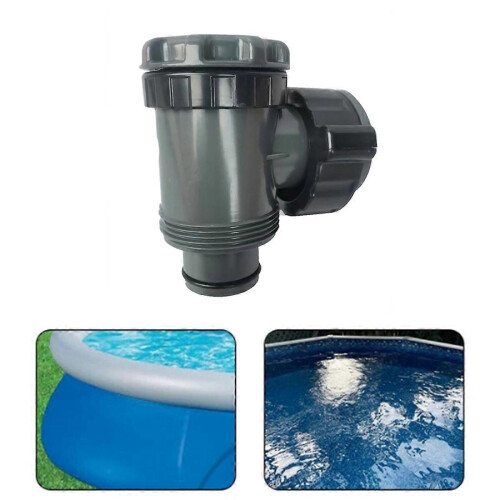 Válvula de êmbolo liga/desliga para piscina com conector roscado de 2-1/2 polegadas 2