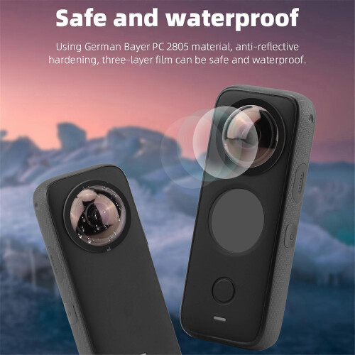 2 τεμάχια προστατευτικό κάλυμμα φακού για Insta 360 ONE X2 1