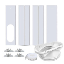Kit de fenêtre pour climatiseur portable, fenêtre réglable pour climatiseur, kit de ventilation coulissante pour climatiseur