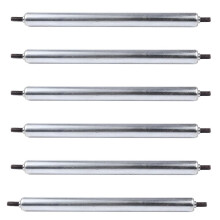 6 x 25 mm x 300 mm Förderbandrolle aus Kohlenstoffstahl für Montagelinien