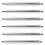 6X 25mm x 300mm Ράουλο μεταφοράς γραμμής συναρμολόγησης από ανθρακούχο χάλυβα 1