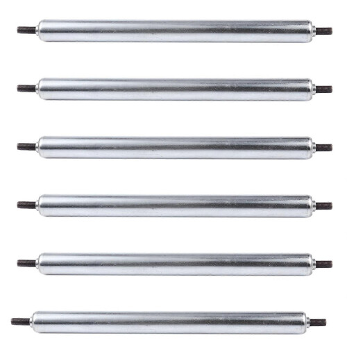 6X 25mm x 300mm Ράουλο μεταφοράς γραμμής συναρμολόγησης από ανθρακούχο χάλυβα