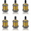 6 Pack E27 Vintage Light Bulb Solid Ceramic Socket Lamp Holder Retro Edison Screw Light Bulb Adapter Socket, Antique Brass 1