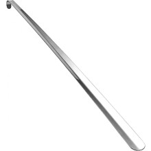 Chausse-pied en acier inoxydable,Chausse-pied professionnel en métal argenté brillant avec long manche pour personnes âgées
