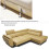 2pcs Sofa Adjustable Height Angle Hardware Sofa Headrest Ratchet Multifunctional Adjustment Hinge 90 4