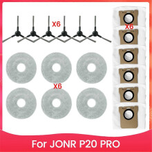 Para el kit de cepillo lateral y paño de fregona para aspiradora JONR P20 PRO