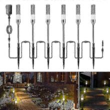 Low Voltage Landscape Lights Can Extend To Led Path Lights, Landscape Lighting 12 Volts 6 In1 Waterproof Crystal Bubble Acrylic Die-cast Spike Lights