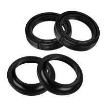 4 retenes de aceite y tapas antipolvo para horquilla delantera de 39x52x11 mm para Harley XL883N XL1200