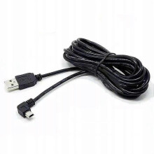 Cavo di ricarica per telecamera da auto, nero, 3,5 m