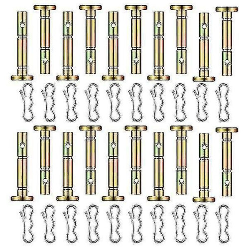 Pacote com 20 pinos de cisalhamento e pinos de chaveta para soprador de neve 738-04124a e 714-04040, 0,55*1,63 polegadas [xc]