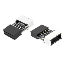 Stück Mainboard USB 2.0 9-Pin auf Typ-E 20-Pin Anschlussadapter