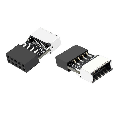 Stück Mainboard USB 2.0 9-Pin auf Typ-E 20-Pin Anschlussadapter
