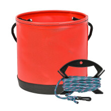 Fishing Tackle Hanging Buckle Nylon Braided Rope Bucket Colorful Fishing Fish Box Portable EVA Bucket Fishing Accessory