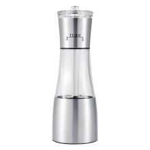 Moulin à sel et poivre manuel double 2 en 1 en acier inoxydable, outil de cuisine