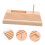 Wooden Thread Spool Holder for Sewing and Quilting Compact Thread Rack with Stable Base 4