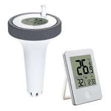 Wireless Pool Thermometer Floating Easy Read,Digital Pool Thermometer Waterproof, for Swimming Pools