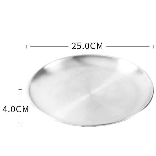 Meeresfrüchte-Teller-Set, doppelter Edelstahlteller, Nachmittagstee-Kuchen 1