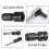 4 Pcs Impact Adaptor 1/2 Square Drive To 1/4 Hex Shank Socket Adapter Quick Release Chuck Converter 2