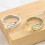 Two Hand Hug Couple's Ring 18ct Sterling Gold Couple's Hug Ring Adjustable Ring 4