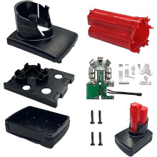 Vervanging van de batterijbehuizing van de M12 12V 18V 3.0Ah-6.0Ah-9.0Ah, inclusief een gebroken plastic batterijbehuizing.