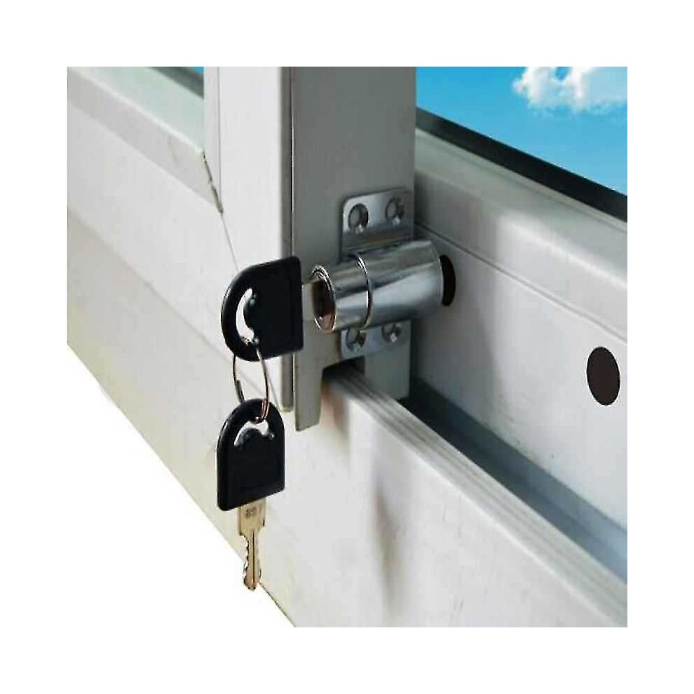 Sliding Window Latch,Adjustable Aluminum Alloy,Children's Window Lock,Sliding Door Lock For Windows Or Doors,Universal Locks With Key 3751160247213
