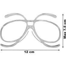 Universal Ski And Snowboard Goggles Prescription Adaptor. Optical Insert For Glasses Wearers That Fits Inside Any Brand Of Adult Snow Goggles. For Men
