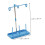 Sewing Machine Thread Stand Universal 3 Spool Holder with Stable Feeding Detachable Sky Blue Organizer 3