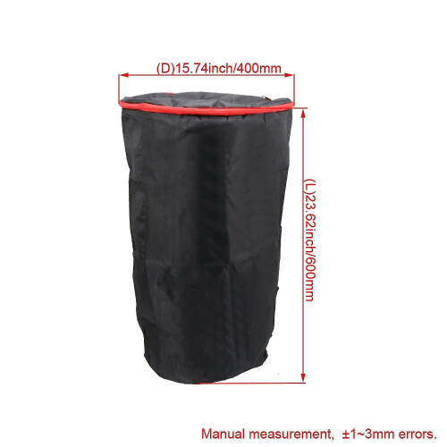 Bolsa de transporte impermeável com zíper para djembê de 12 polegadas (tambores africanos). 2