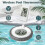 Wireless Pool Thermometer Floating Easy Read,Digital Pool Thermometer Waterproof, for Swimming Pools 5
