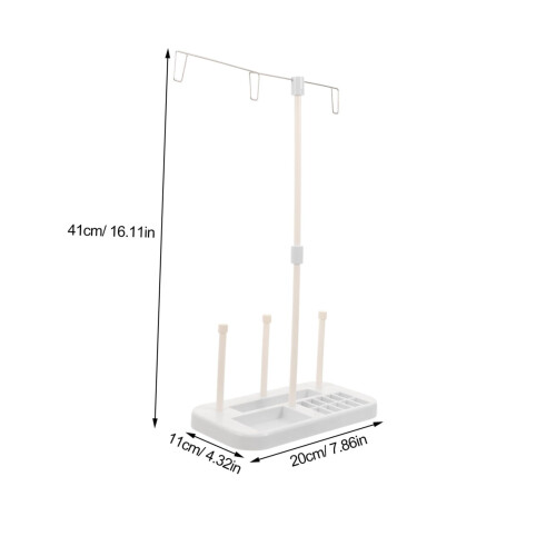 Sewing Thread Stand Spool Holder for Sewing Machines with Smooth Feeding and MultiSpool Organization 1