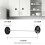 Refrigerator Lock Fridge Lock with keys Freezer Lock with Strong Adhesives 4