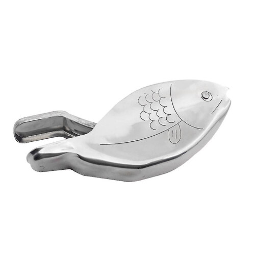 2pcs Fish Shape Cute Manual Juicer Lemon Squeezer Home Stainless Steel Handheld 2