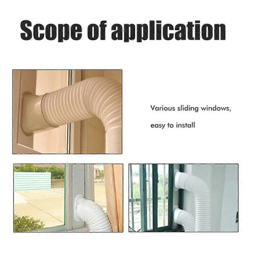 Portable Air Conditioner Window Kit Adjustable Window for Air Conditioner Sliding AC Window Vent Kit 1