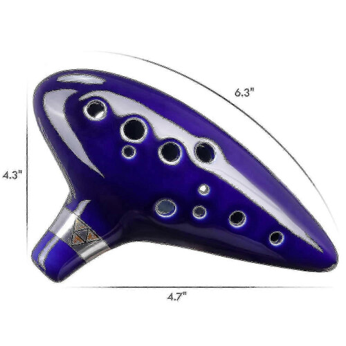 Οκαρίνα Zelda με βιβλίο τραγουδιών, οκαρίνες Zelda Alto C 12 οπών 2