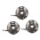 3Pcs Durable Metal Sewing Machine Bobbin Case Set Quick Thread Swap Easy Fit Silver 1