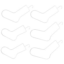 6 Piece Sock Blockers for Knitting and Crochet, Durable Reusable Design with Quick Drying Support