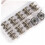 3Pcs Durable Metal Sewing Machine Bobbin Case Set Quick Thread Swap Easy Fit Silver 4